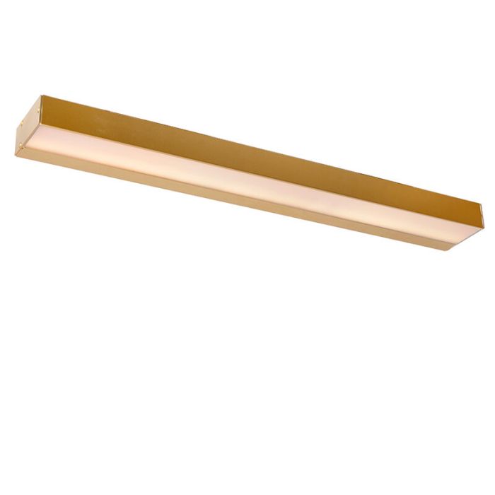 Brass bathroom wall light modern, Alexa, 8W, 3000K LED, IP44