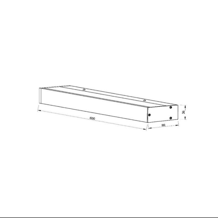 Brass bathroom wall light modern, Alexa, 8W, 3000K LED, IP44