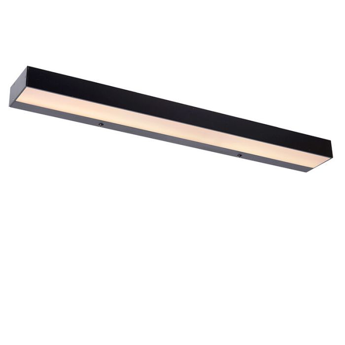 Black bathroom wall light modern, Alexa, 8W, 3000K LED, IP44