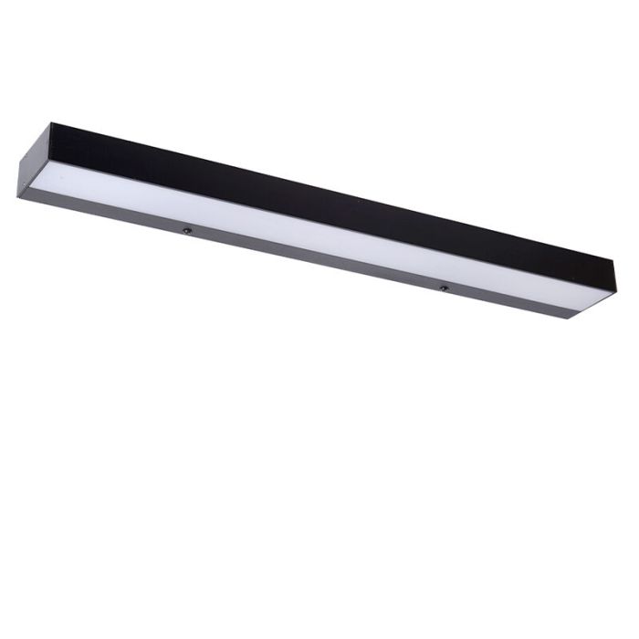 Black bathroom wall light modern, Alexa, 8W, 3000K LED, IP44