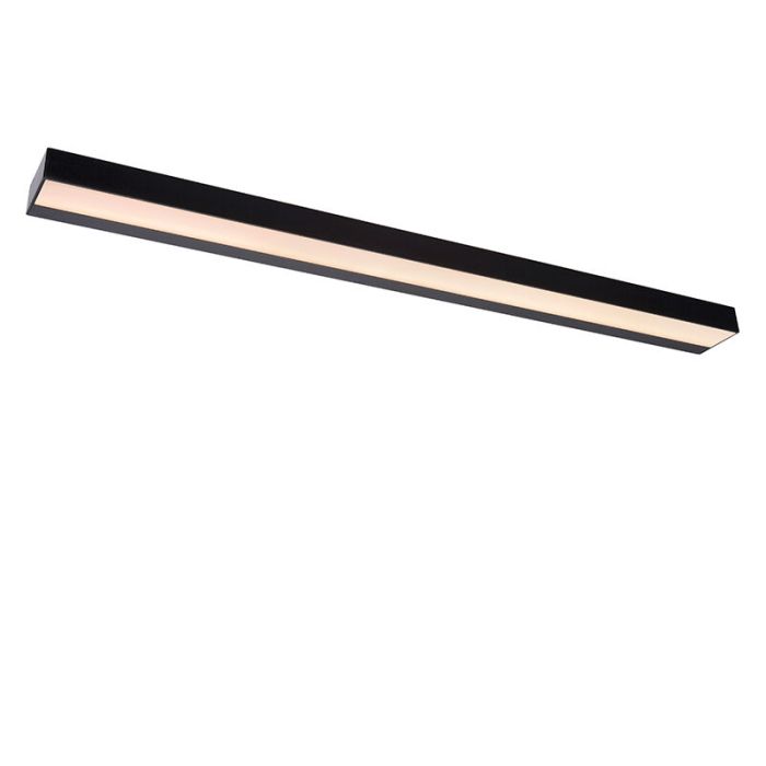 Black bathroom wall light modern, Alexa, 13W, 3000K LED, IP44