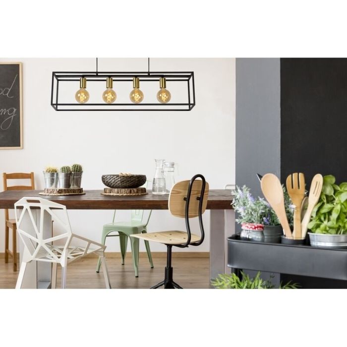 Golden pendant light modern, Ruben