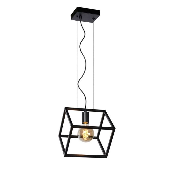 Black pendant light modern, Fabian
