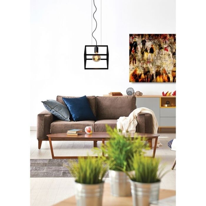 Black pendant light modern, Fabian