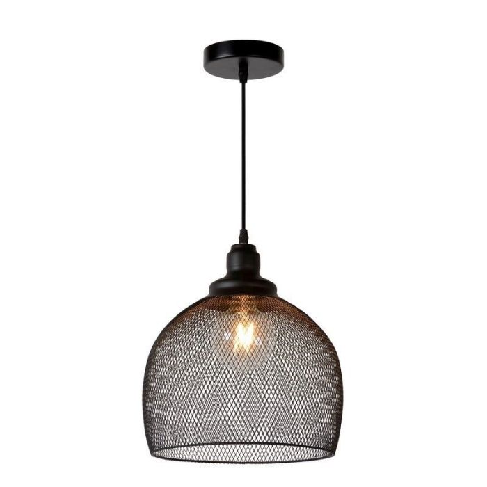 Black pendant light retro, Mesh