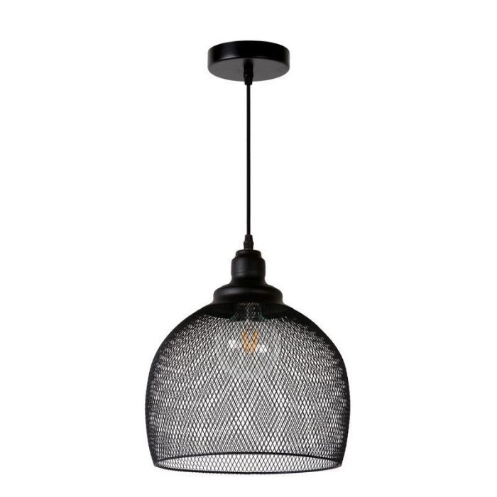 Black pendant light retro, Mesh
