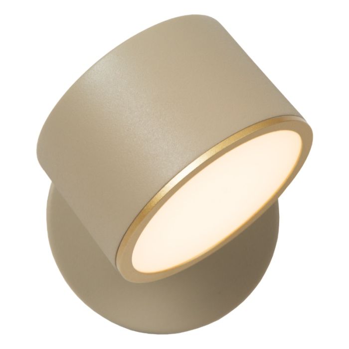 Taupe wall light modern, Gian, 9W, 2700K LED