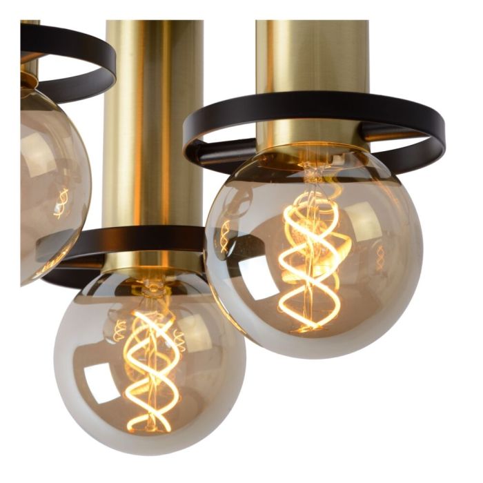 Golden flush ceiling light modern, Anaka