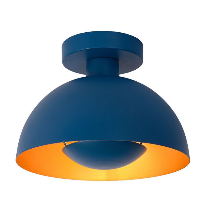 Blue flush ceiling light modern, Siemon