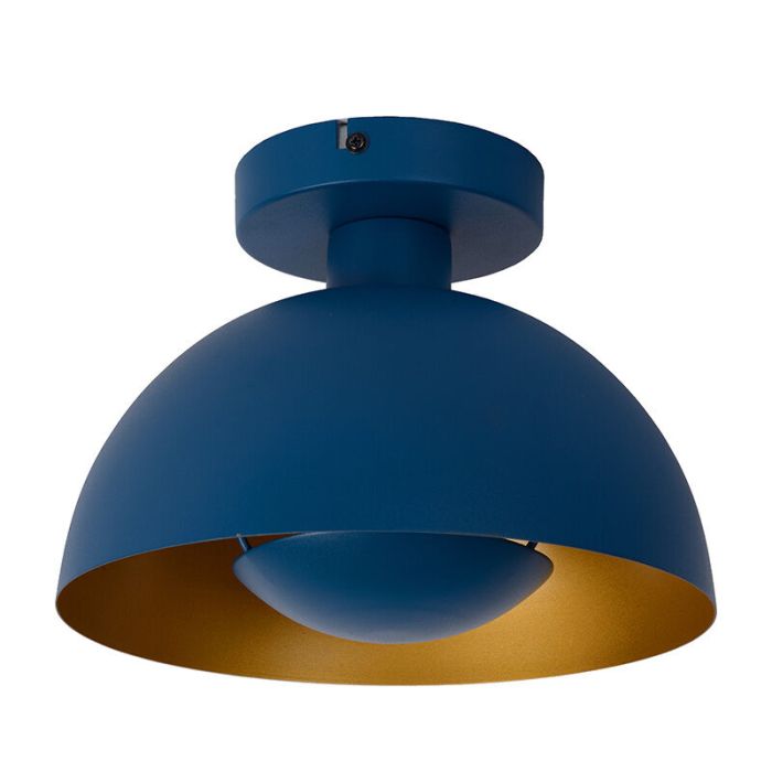 Blue flush ceiling light modern, Siemon