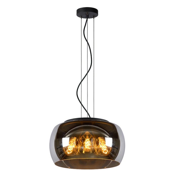 Grey pendant light modern, Olivia