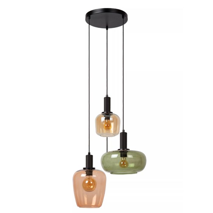Multicoloured pendant light retro, Ilona