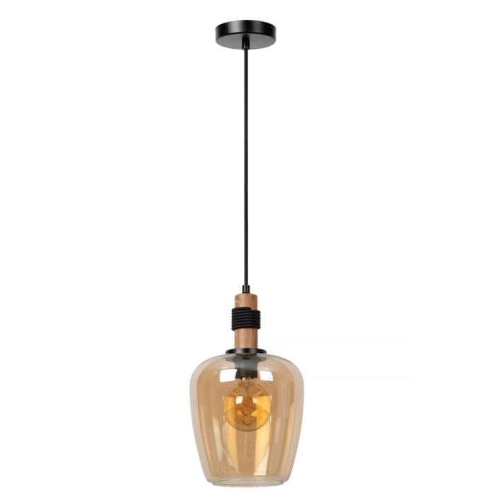 Amber pendant light retro, Ilona