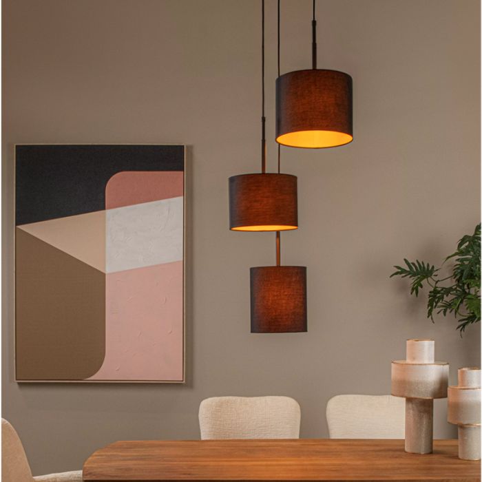 Black pendant light rustic, Maya