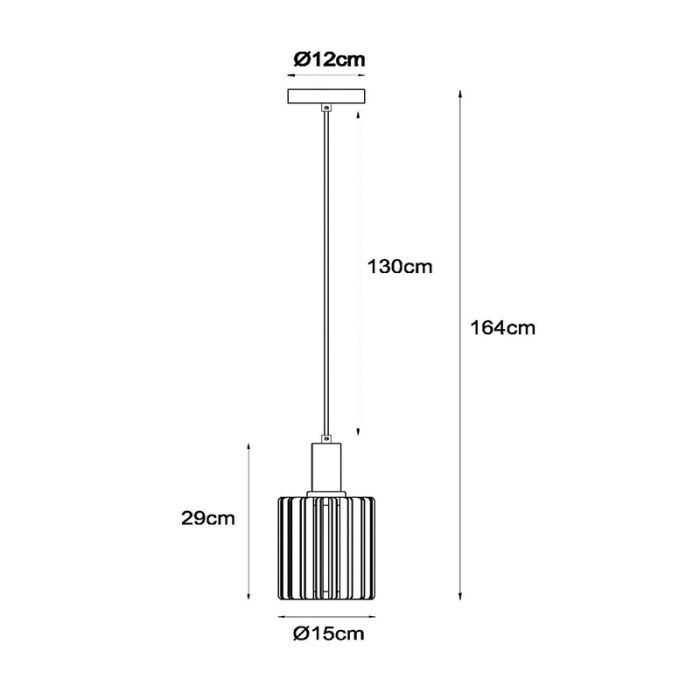 Black pendant light modern, Lambres