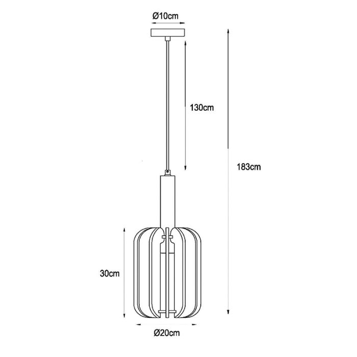Grey pendant light modern, Rafal