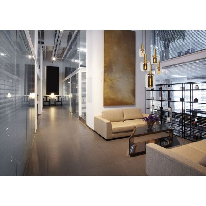 Golden pendant light modern, Joanet