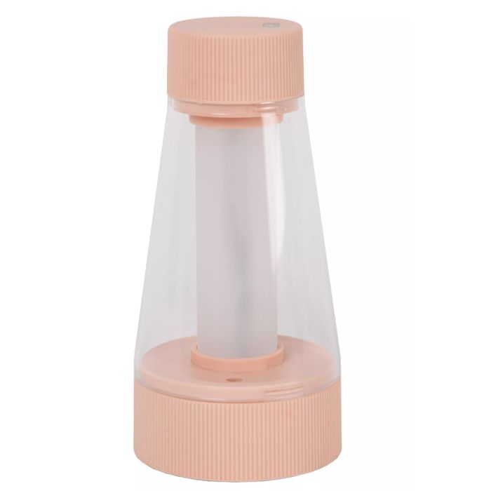Pink rechargeable outdoor table lamp modern, Lorali, 1,2W, 2700K LED, IP44, with touch dimmer