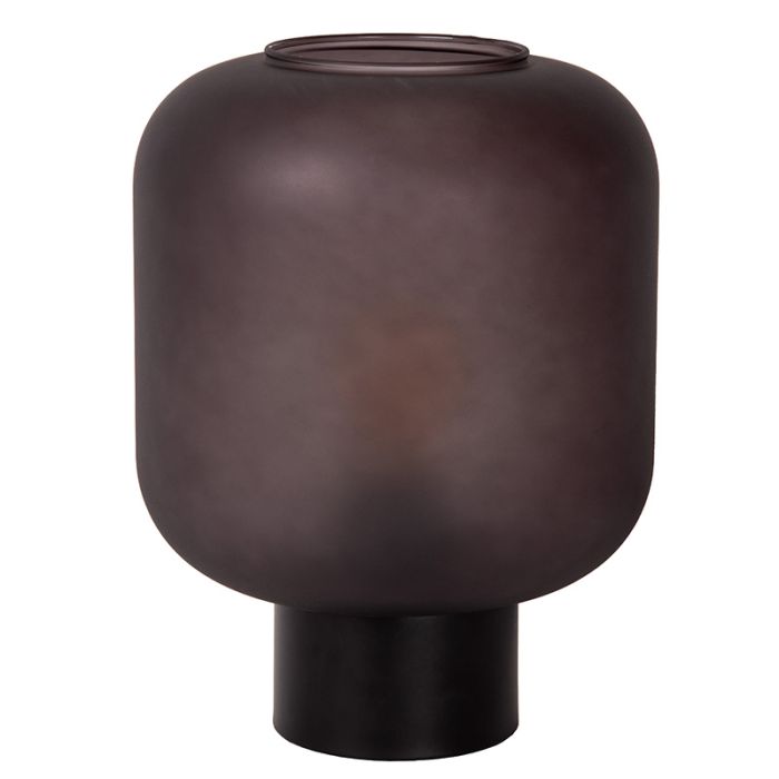 Black table lamp modern, Eloise, with switch