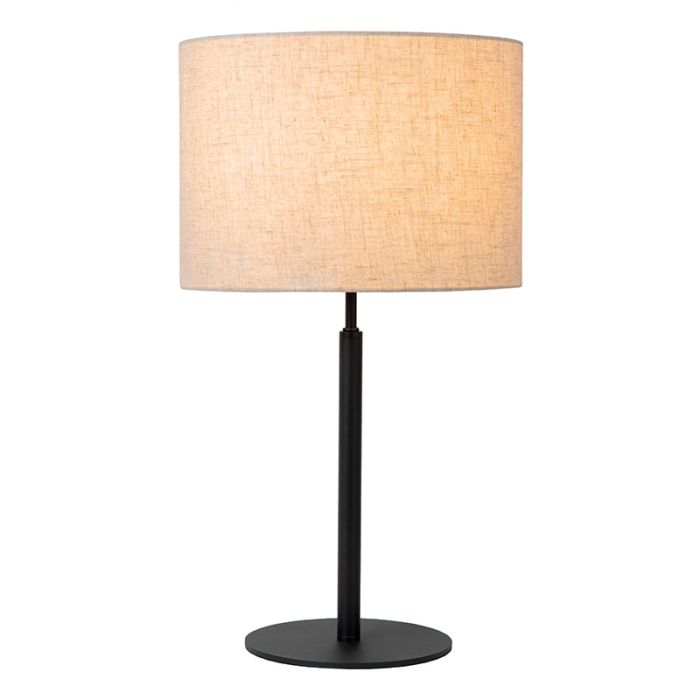 Beige table lamp rustic, Maya, with switch