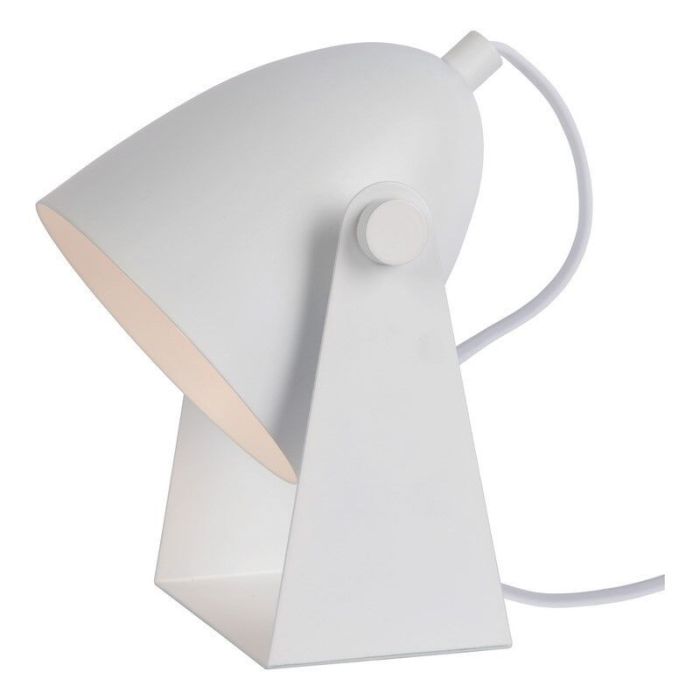 White table lamp modern, Chago, with switch