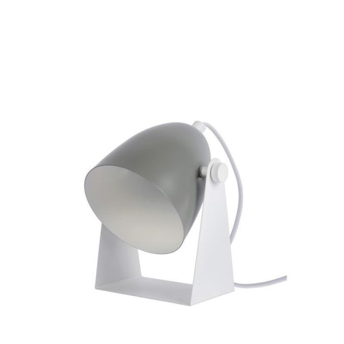 Grey table lamp modern, Chago, with switch