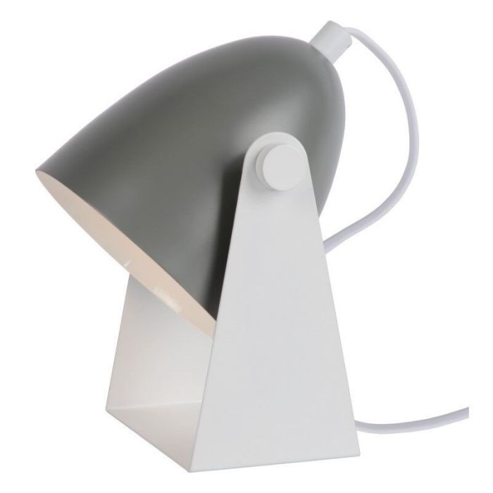 Grey table lamp modern, Chago, with switch
