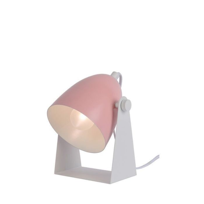 Pink table lamp modern, Chago, with switch
