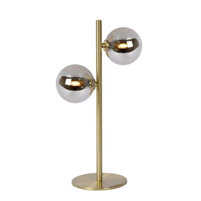 Golden table lamp retro, Tycho, with switch