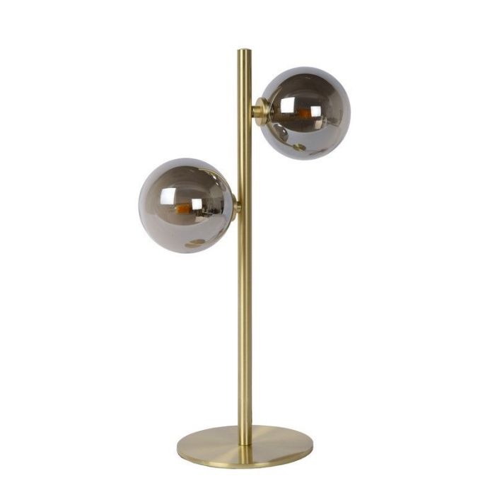 Golden table lamp retro, Tycho, with switch
