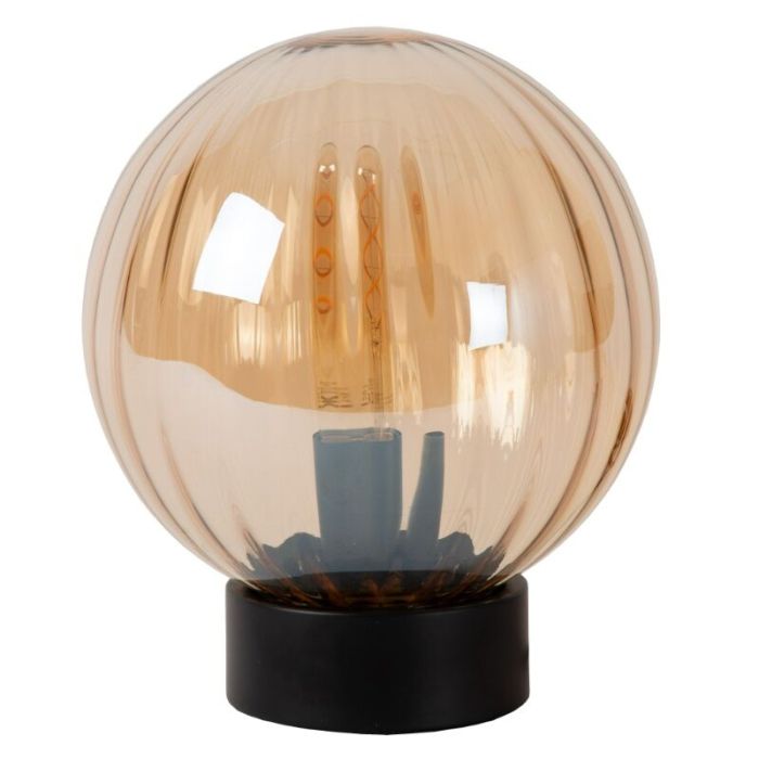 Amber table lamp retro, Monsaraz, with switch