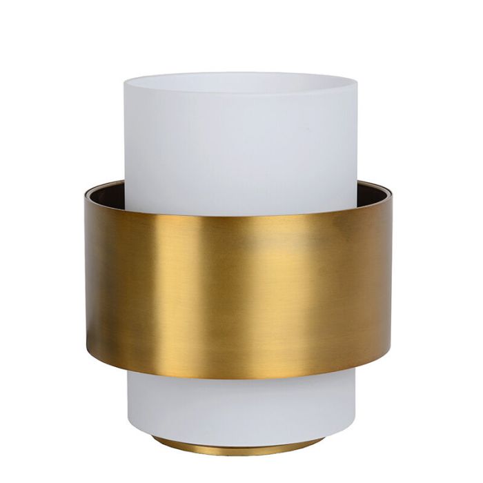 Golden table lamp classic, Firmin, with switch