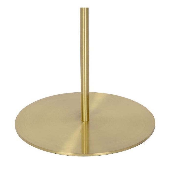 Golden floor lamp retro, Tycho, with switch