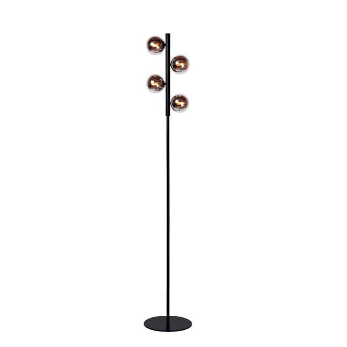 Green floor lamp retro, Tycho, with switch