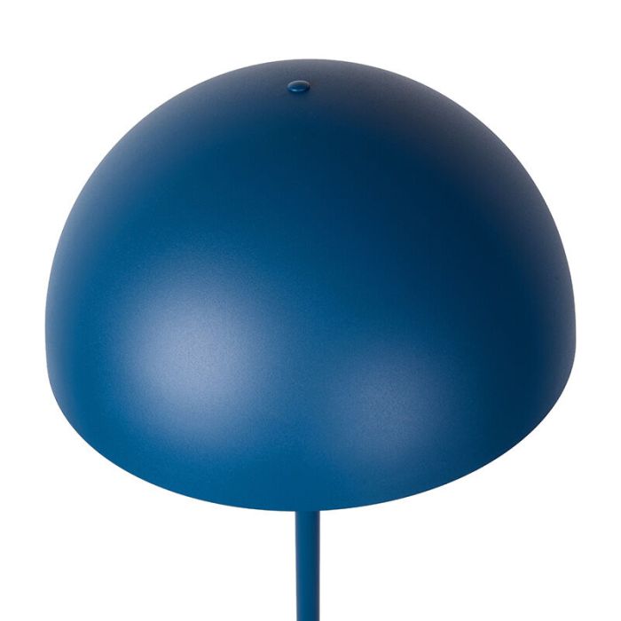 Blue floor lamp modern, Siemon, with switch