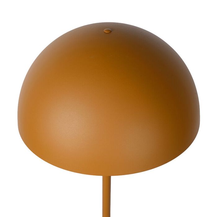 Yellow floor lamp modern, Siemon, with switch