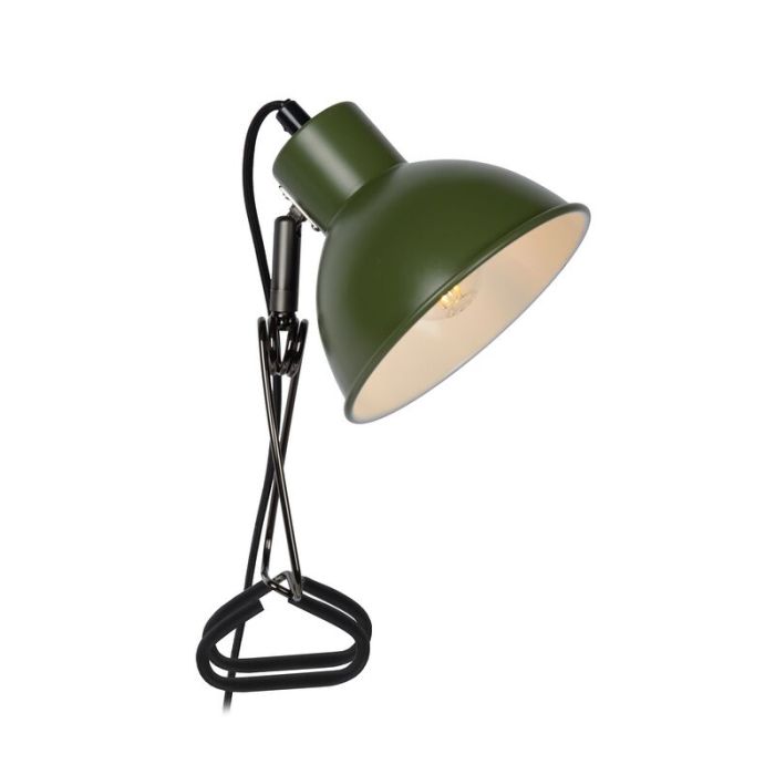 Green clip on light retro, Moys, with switch