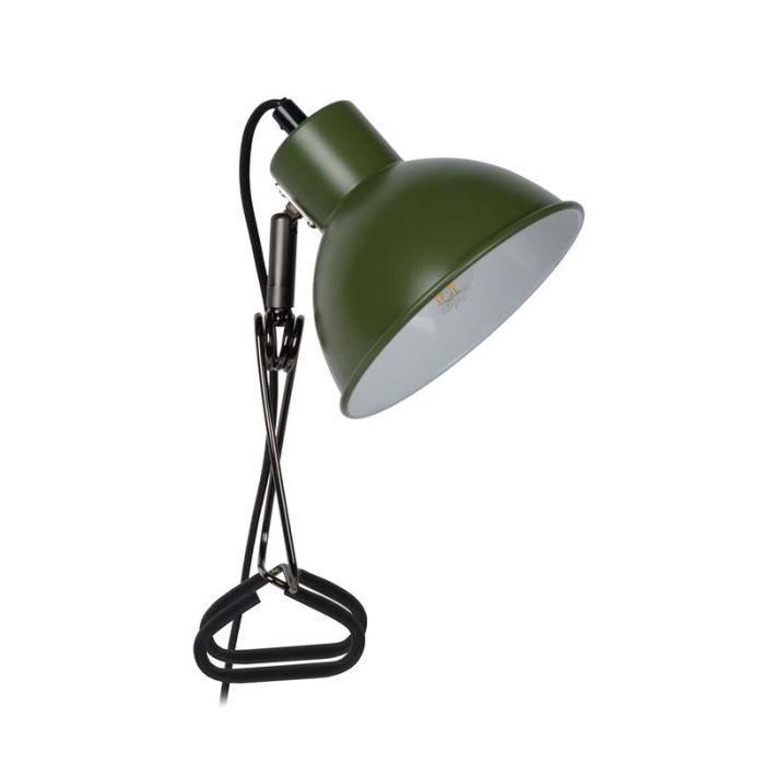 Green clip on light retro, Moys, with switch