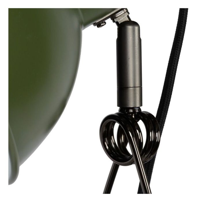 Green clip on light retro, Moys, with switch