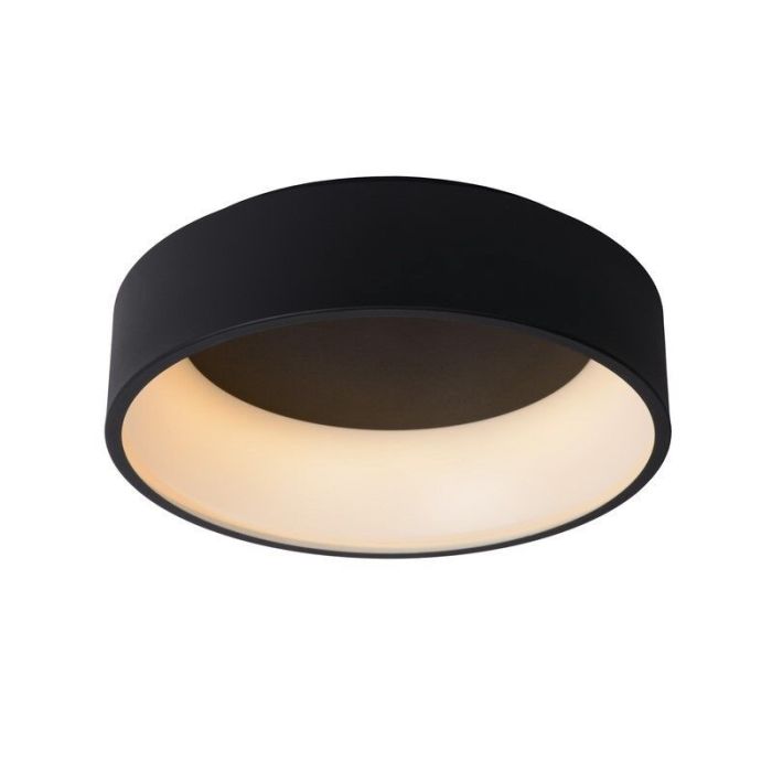 Black flush ceiling light modern, Talowe, 30W, 3000K LED