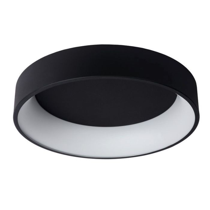 Black flush ceiling light modern, Talowe, 42W, 3000K LED