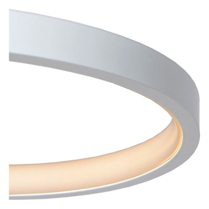 White flush ceiling light modern, Maxence, 24W, 3000K LED