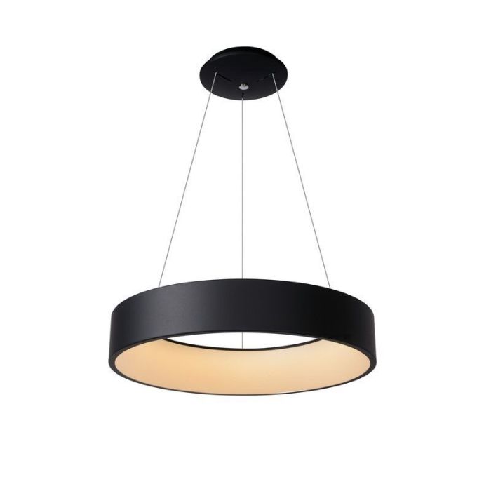 Black pendant light modern, Talowe, 39W, 3000K LED