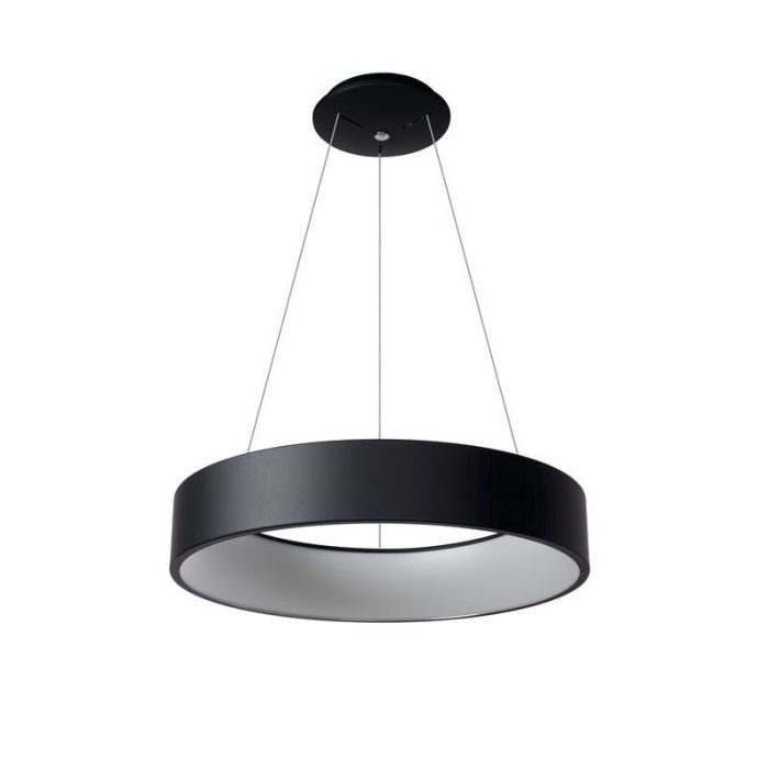 Black pendant light modern, Talowe, 39W, 3000K LED