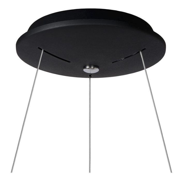 Black pendant light modern, Talowe, 39W, 3000K LED