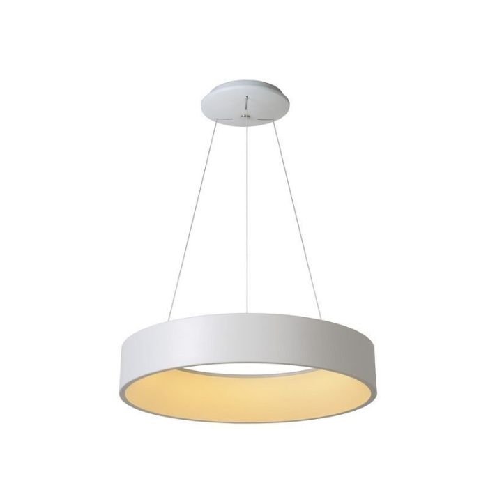 White pendant light modern, Talowe, 39W, 3000K LED