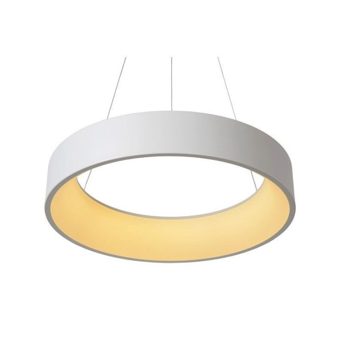 White pendant light modern, Talowe, 39W, 3000K LED