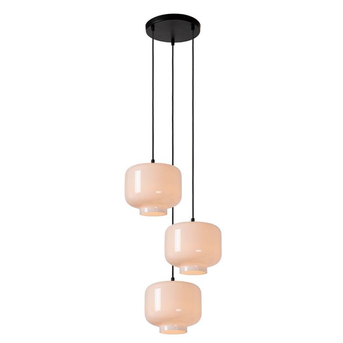 White pendant light retro, Medine