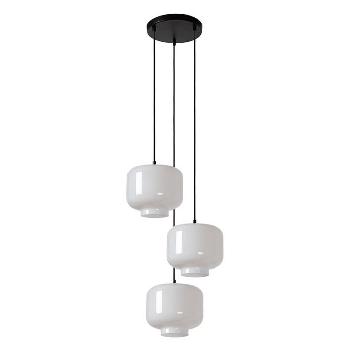 White pendant light retro, Medine