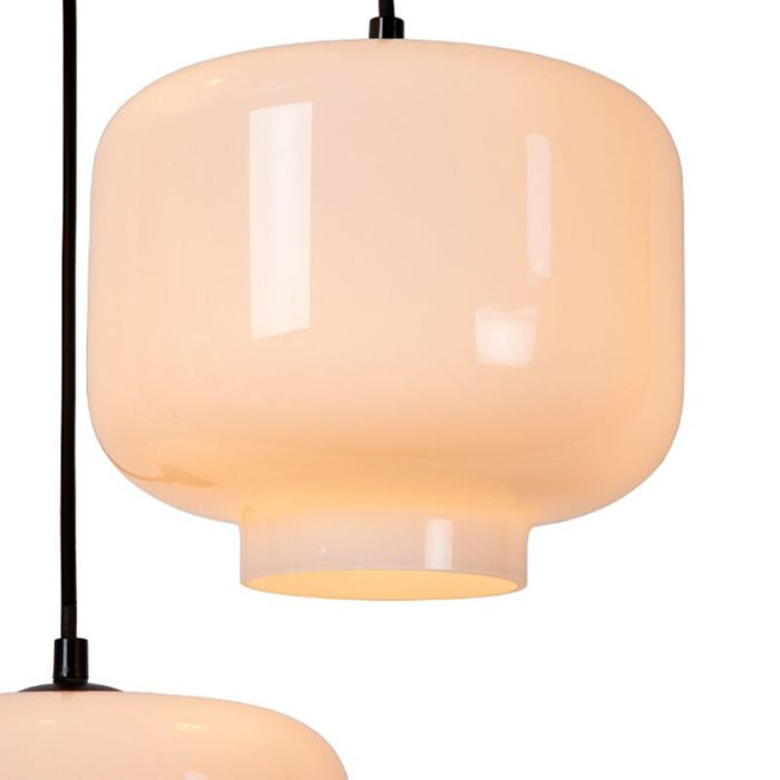 White pendant light retro, Medine